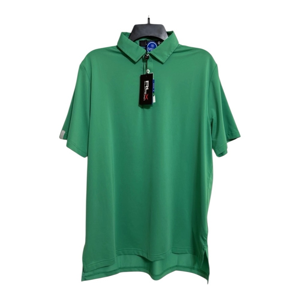 NEW RLX Polo Ralph Lauren Golf Shirt Polo Green Wicking Men’s Size S Small $95